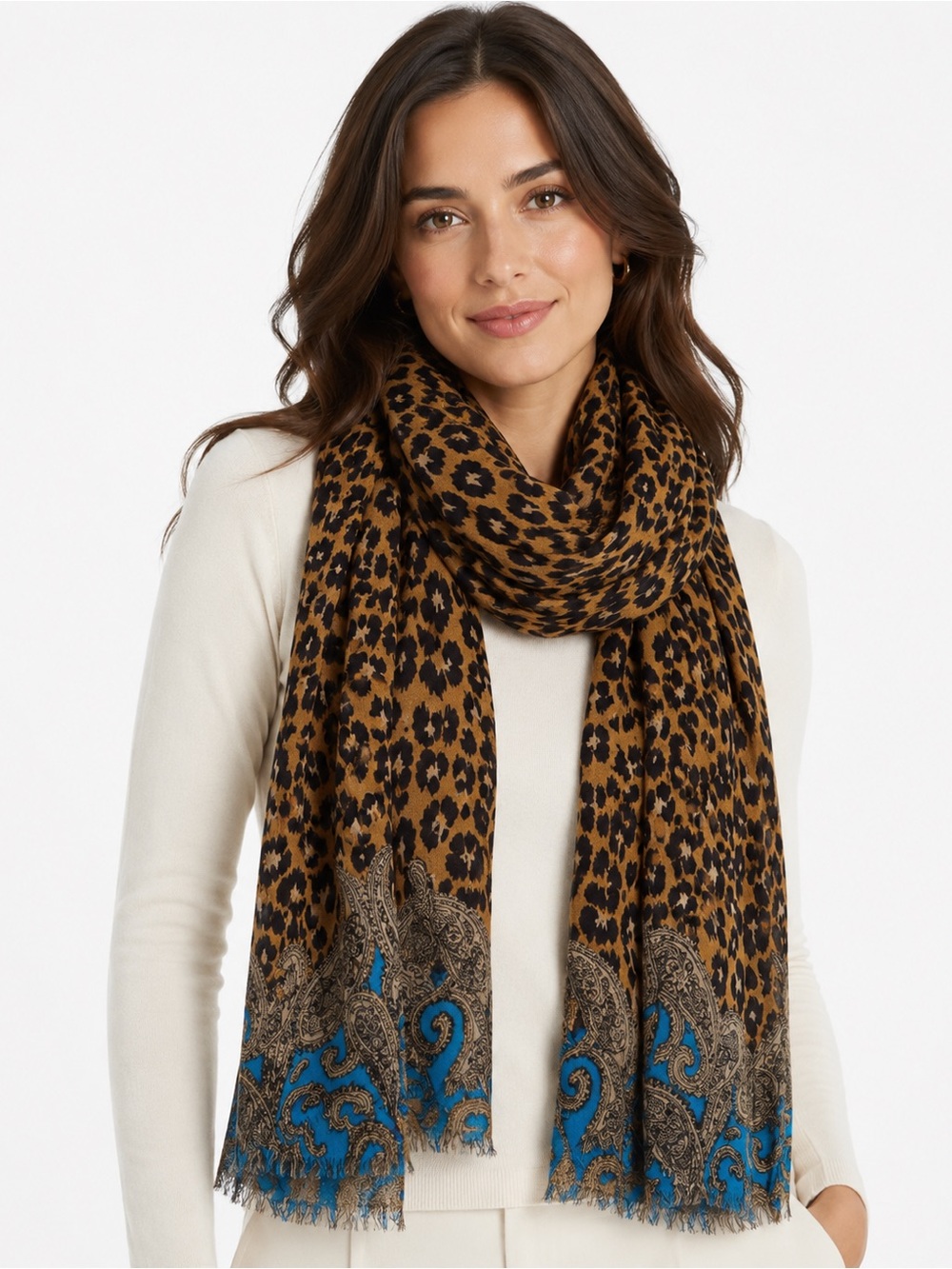 Leopard Print Scarf